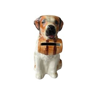 Vintage Saint-Bernard coin bank